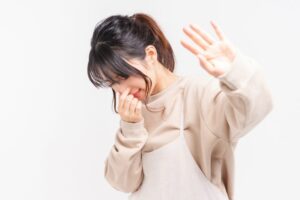 変な臭いがする